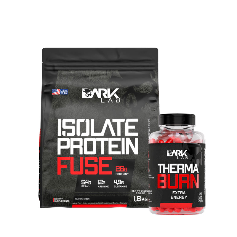 ISOLATE PROTEIN FUSE 1,8KG + THERMA BURN 120 CAPSULAS - DARK LAB