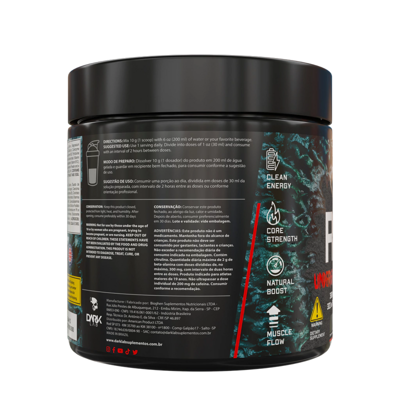 Raze underground Pre Workout 300g Dark Lab