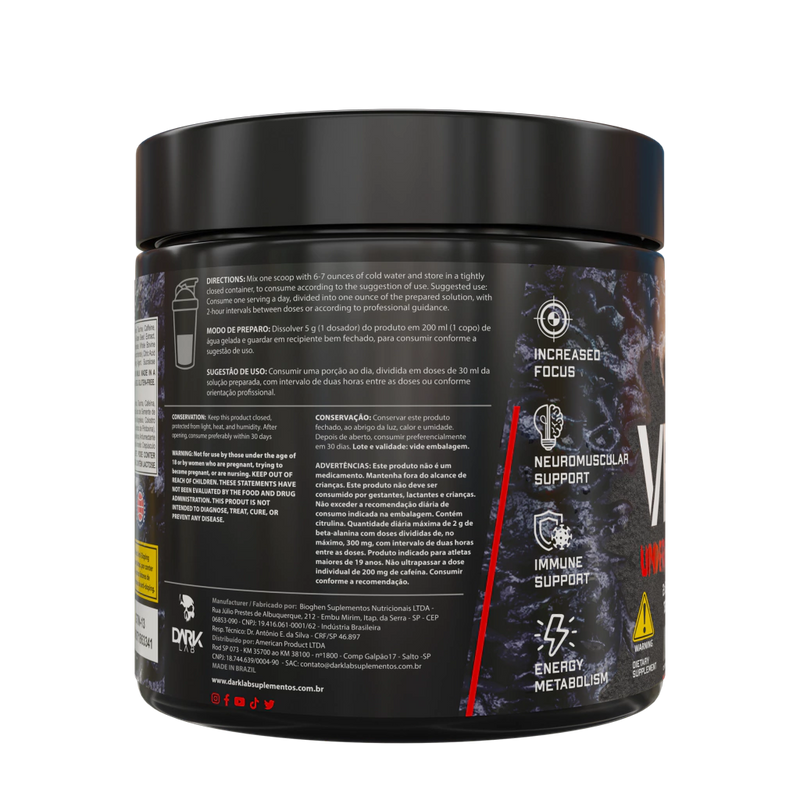 Pré-Treino Venom Underground Pre Workout 300g - Dark Lab