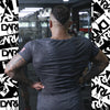 Camiseta Caveira Long 100% Poliéster - Dark Lab