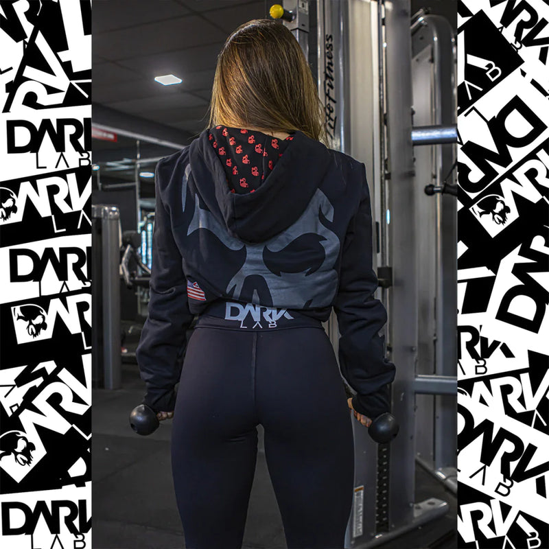 Moletom Cropped Feminino - Dark Lab