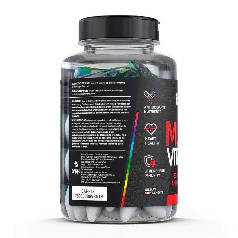 Multivitamin 60 Tabletes - Dark Lab Clique e veja!