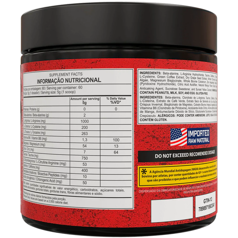 Pré-Treino Venom Underground Pre Workout 300g - Dark Lab